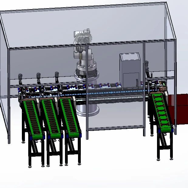 【工程机械】automatic welding system自动焊接系统3D图纸 