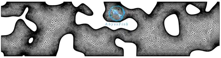 COMSOL微观多孔介质二维渗流模拟基于四参数随机生长建模的图4