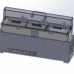 【工程机械】半导体制冷热恒温平台3D数模图纸 Solidworks18设计