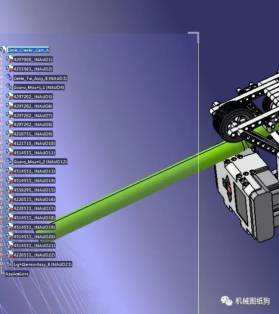 【工程机械】乐高积木拼装的缆绳相机云台支架3d图纸 Step格式 Solidworks 仿真秀干货文章