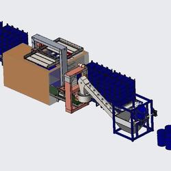【工程机械】养殖投食设备3D图纸 proe5.0设计