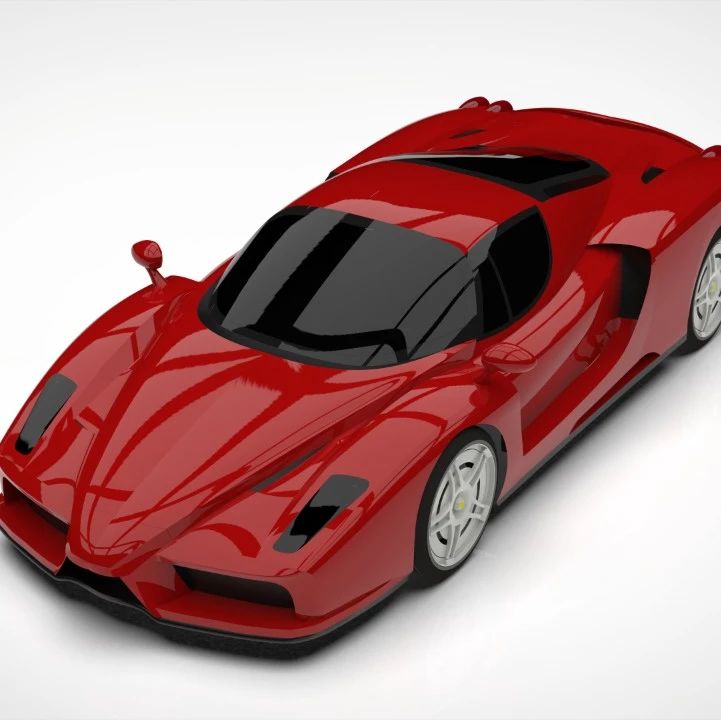 【汽车轿车】ferrari-enzo法拉利跑车简易3D数模图纸 Solidworks设计