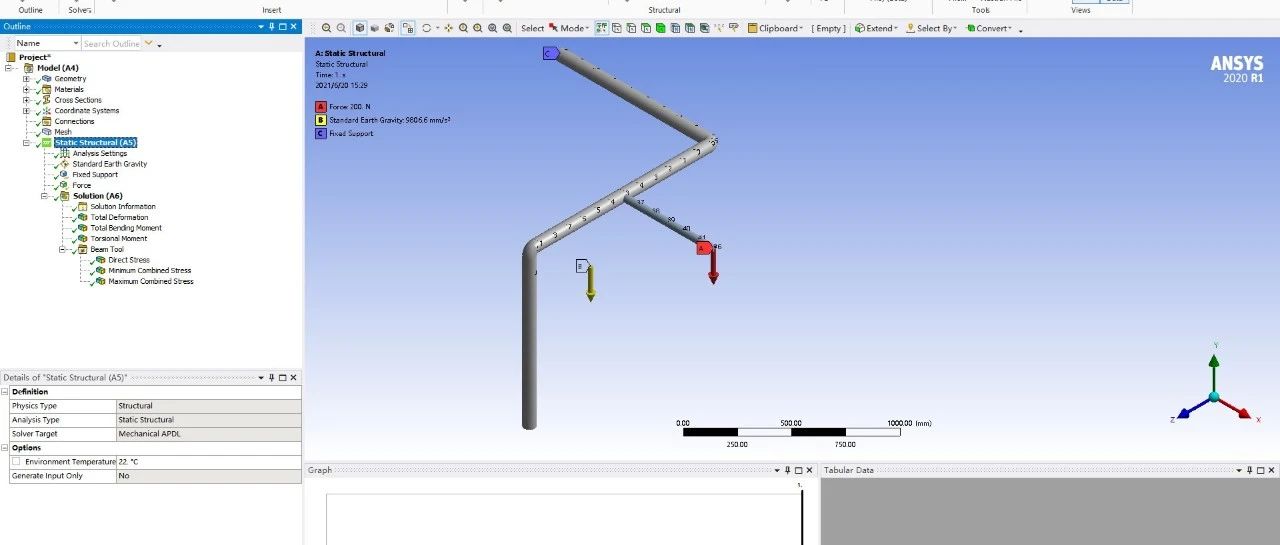 Workbench管路模型的建立