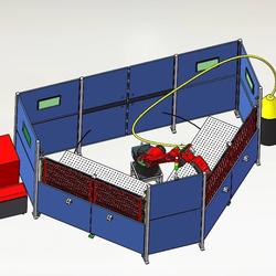 【工程机械】Platform welding workstation平台焊接工作站3D数模图纸