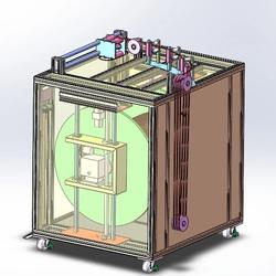 【非标数模】自动裁线放线机3D数模图纸 Solidworks18设计 附STEP