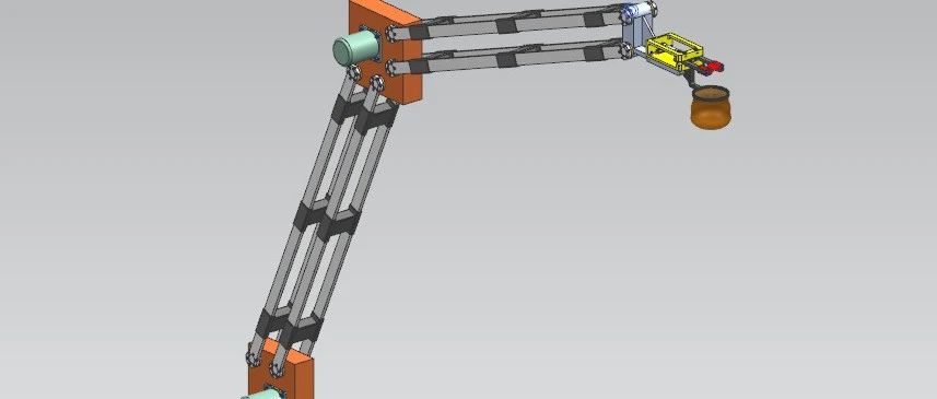 【机器人】果蔬采摘机械臂及末端执行器3D数模图纸 ug12设计