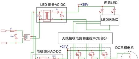 拆解DC风扇灯控制器的电路分析，BLDC控制算法你了解吗?