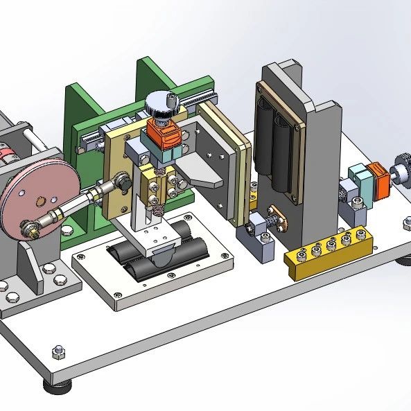 【工程机械】压缩摩擦试验机3D数模图纸 Solidworks18设计 附STEP
