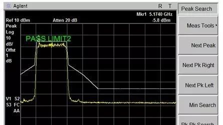 5.8GHz无线产品认证中常见的射频测试项目