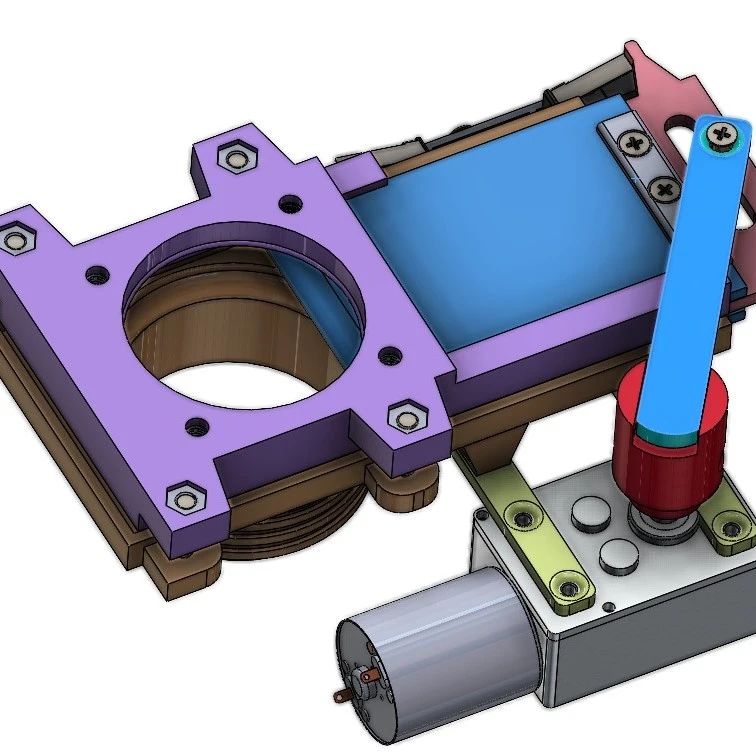 【工程机械】Dil valf-v4固体废物阀3D数模图纸 Solidworks设计