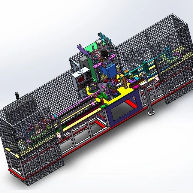 【工程机械】数控冲压SPM（专用机床）3D图纸 x_t格式