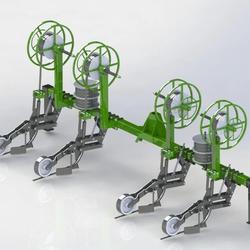 【农业机械】Drip irrigation pipe unwinder滴灌管开卷机3D图纸
