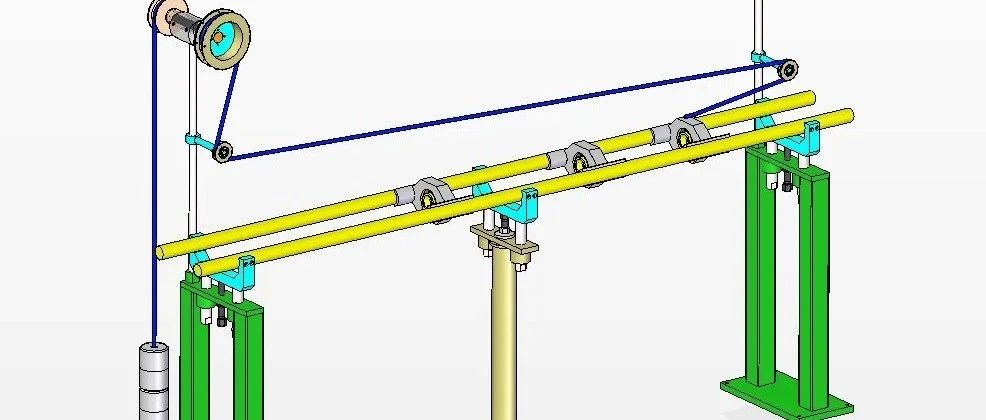 【工程机械】数控机床机械式自动送料机3D模型图纸 STP格式