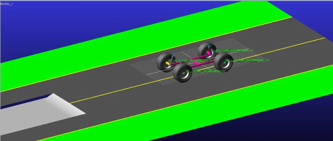 ADAMS_view路面创建及车辆（简化）仿真