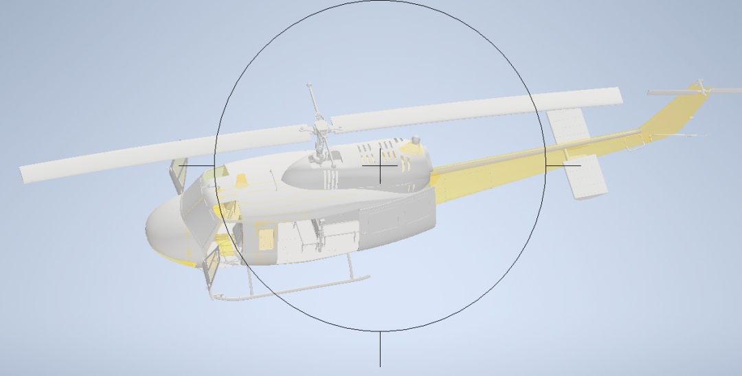 Bell UH 1 Iroquois 3D STEP SolidWorks bell-uh-1-iroquois-3d-step-solidworks