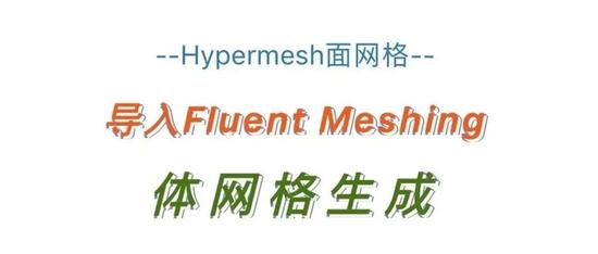 Hypermesh面网格转入Fluent Meshing体网格生成