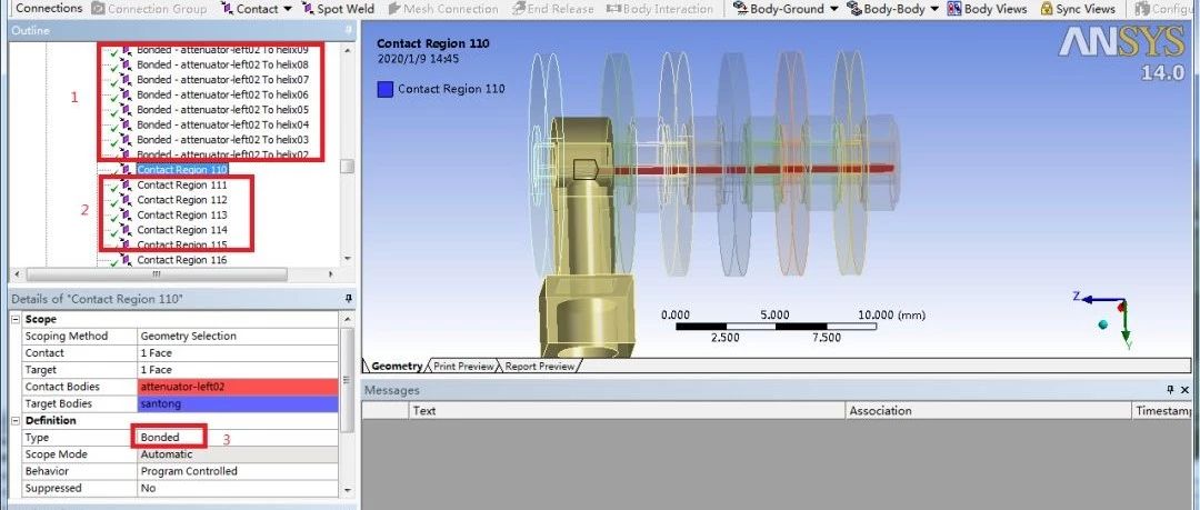 ANSYS Workbench 重要操作-批量修改 Bonded 功能和材料参数