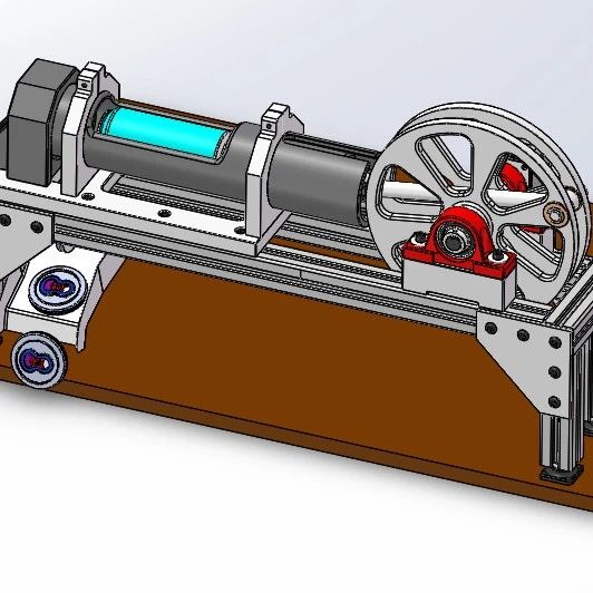 【非标数模】易拉罐压扁设备3D数模图纸 Solidworks18设计 附STEP