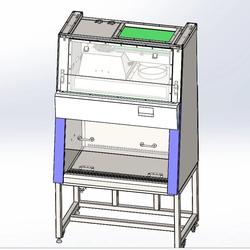 【工程机械】二级A2生物安全柜3D数模图纸 Solidworks18设计