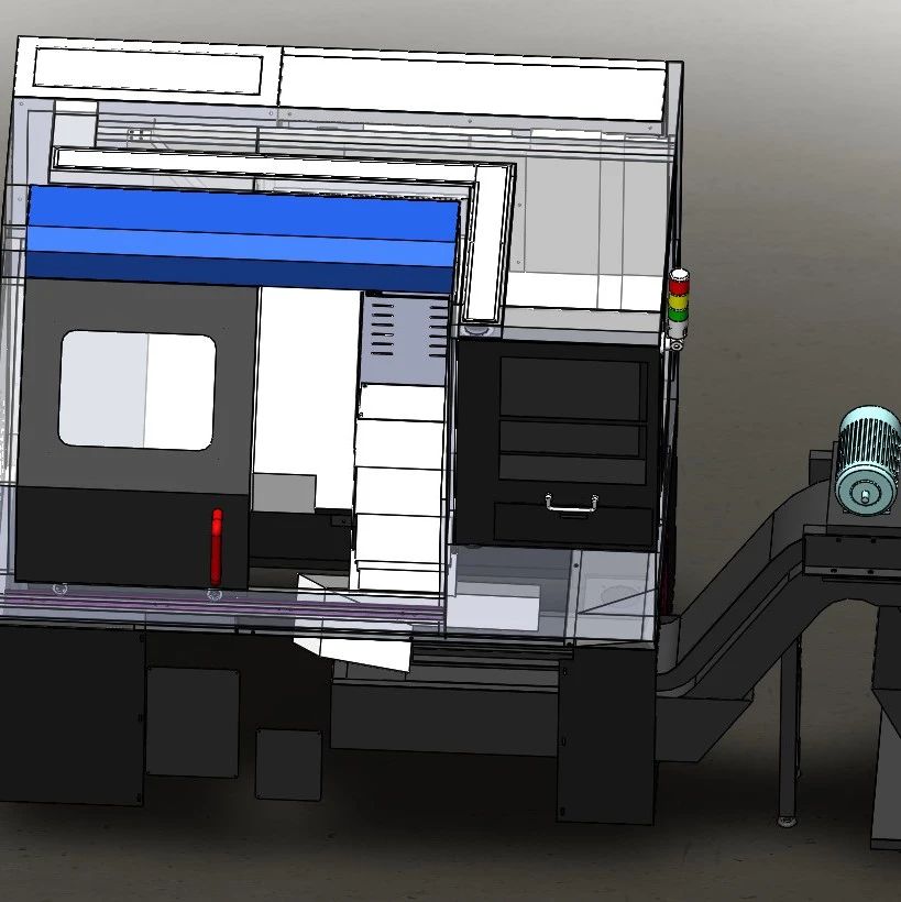 【工程机械】LATEH Structure数控机床框架3D图纸 Solidworks设计