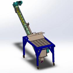 【工程机械】crusher screw螺杆破碎机3D数模图纸 Solidworks设计