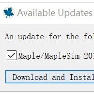 服务 | Maple/MapleSim 2019.2.1补丁包