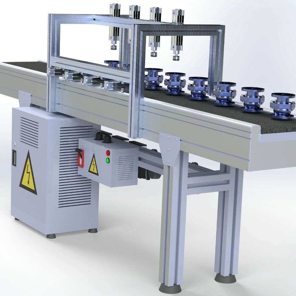 【工程机械】Leakage testing machine金属球阀泄漏试验机3D数模图纸