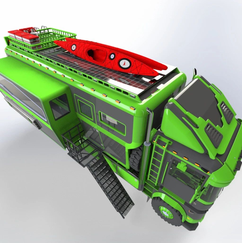 【工程机械】Renault Magnum Expedition 6x6大卡车3D数模图纸