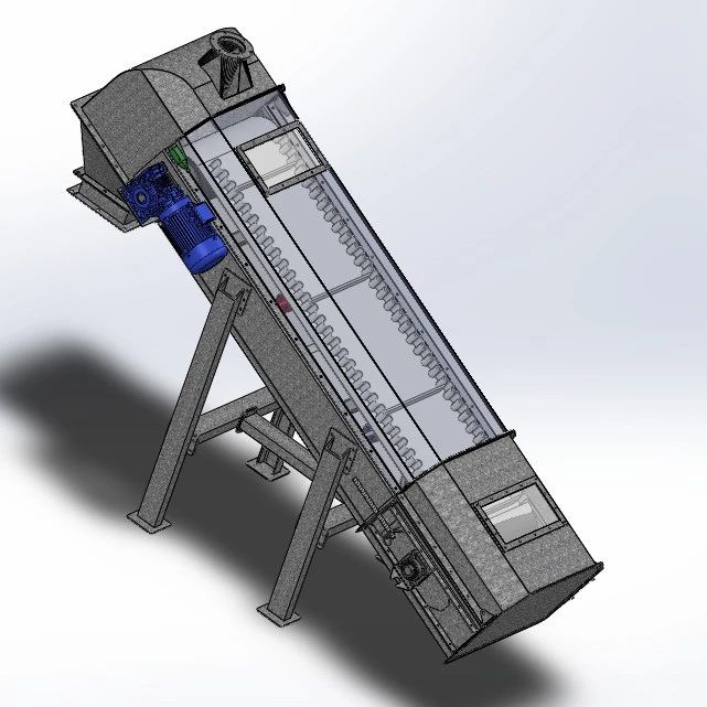 【工程机械】Graded Conveyor Belt分级输送带3D数模图纸 