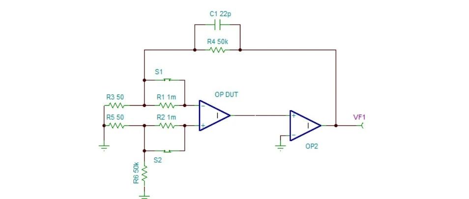 运放参数的详细解释和分析-part2，如何测量输入偏置电流Ib，失调电流Ios