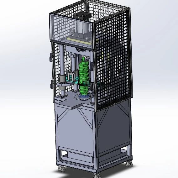 【工程机械】拆齿机3D数模图纸 Solidworks20设计