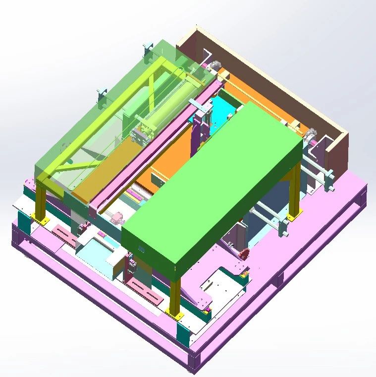 【非标数模】纸巾类包装机3D数模图纸 Solidworks18设计