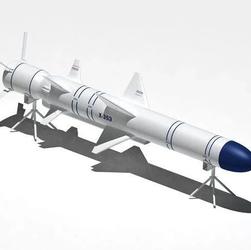 【武器模型】Kh-35涡轮喷气亚音速巡航导弹模型3D图纸 STP STL格式