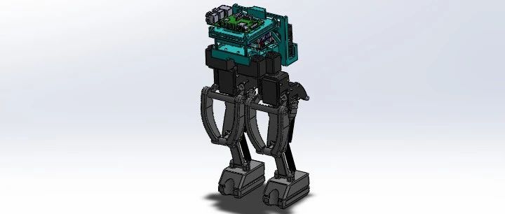 【机器人】Bipedal Robot双足机器人结构3D数模图纸