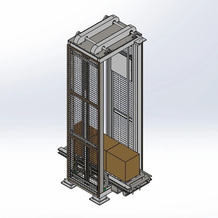 【工程机械】重载升降机3D数模图纸 Solidworks设计 附x_t