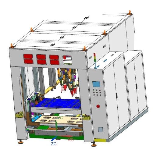 【工程机械】自动超声波焊接设备3D数模图纸 UG12设计