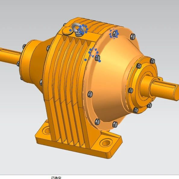 【差减变速器】NGW31行星齿轮减速器3D数模图纸 ug10设计