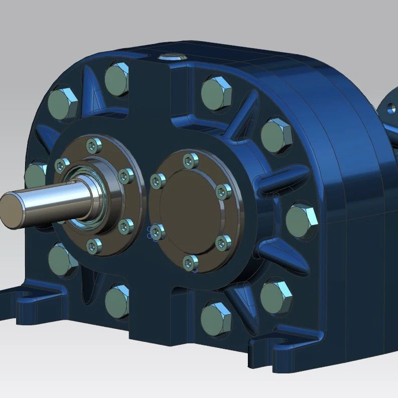 【泵缸阀杆】Gear Pump简单的齿轮泵3D图纸 UG设计