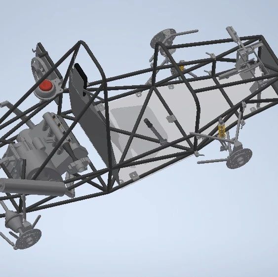 【卡丁赛车】SAE方程式赛车FX2 - Delforge三维图纸 INVENTOR设计