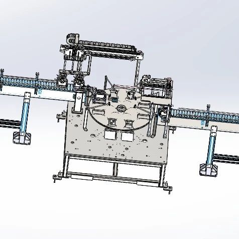 【非标数模】燃气表摇杆上料压装机3D数模图纸 Solidworks18设计 附STEP