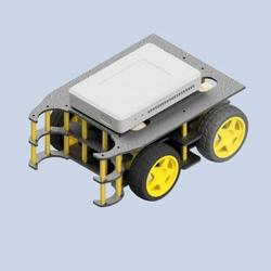 【其他车型】MyRio四轮驱动足球小车3D图纸 INVENTOR设计