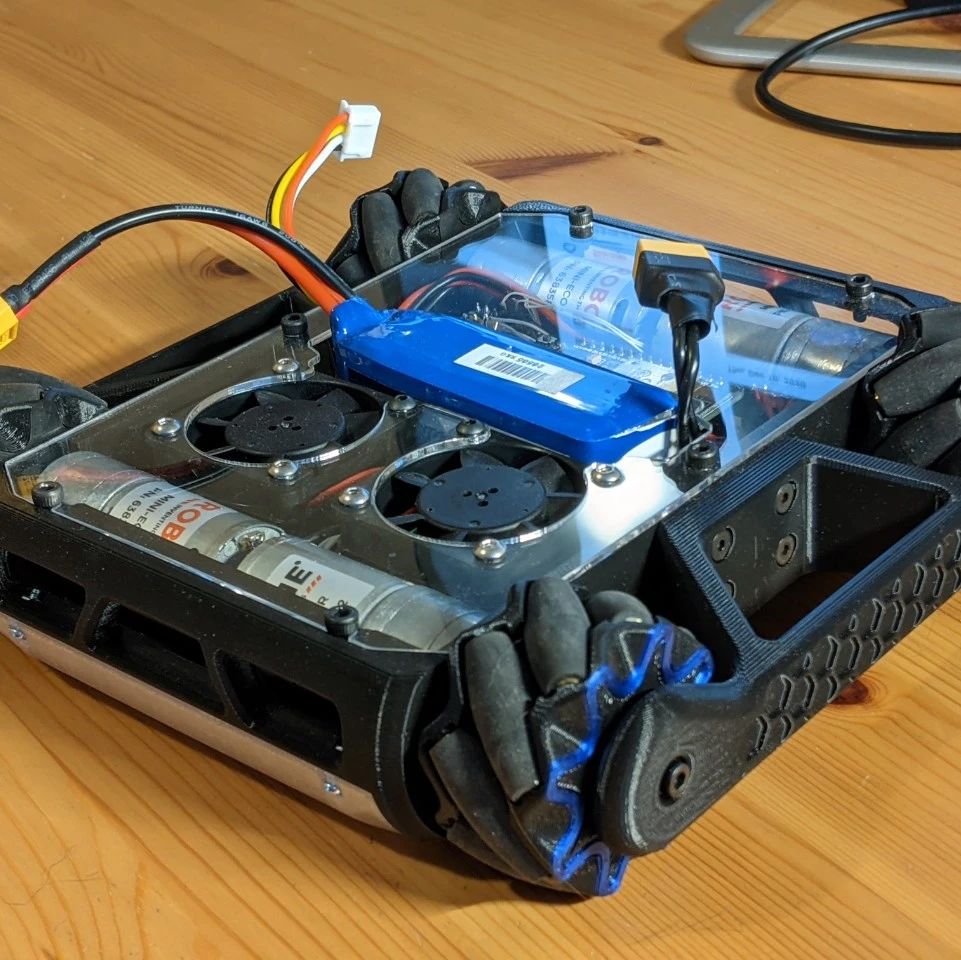 【其他车型】mecanum-robot麦克纳姆轮小车3D图纸 STP格式