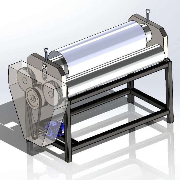 【工程机械】Bending Roller Machine弯辊机3D数模图纸