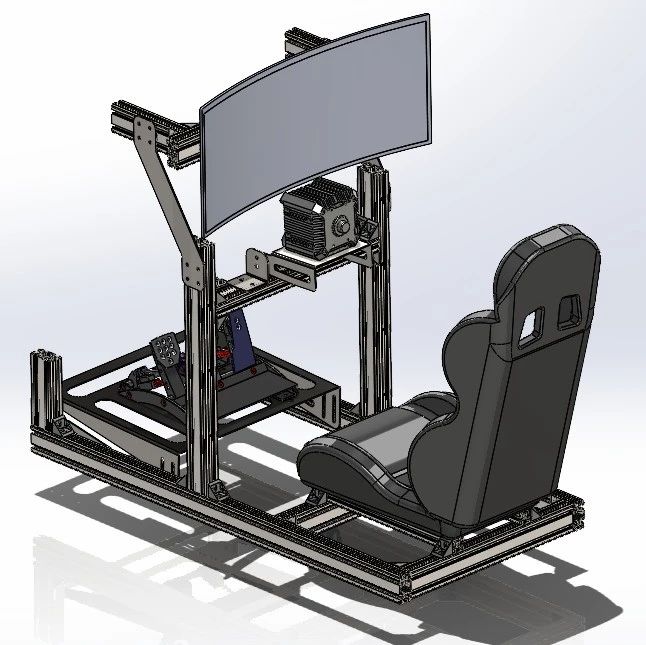【工程机械】Racing Rig 4080赛车游戏座椅3D数模图纸 Solidworks设计