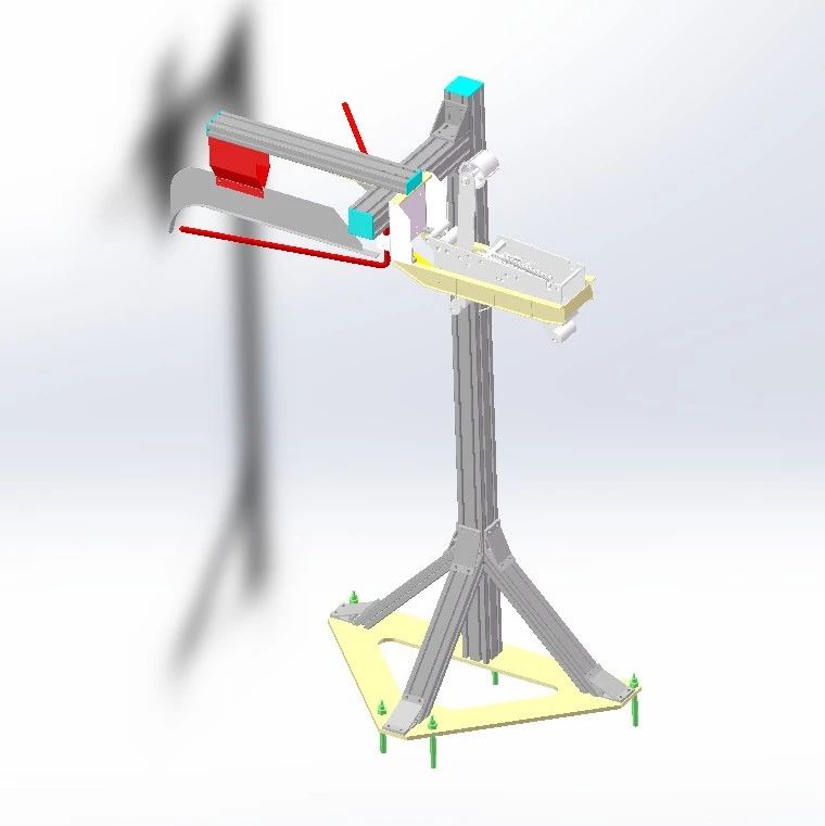 【非标数模】机械手开箱机3D数模图纸 Solidworks18设计