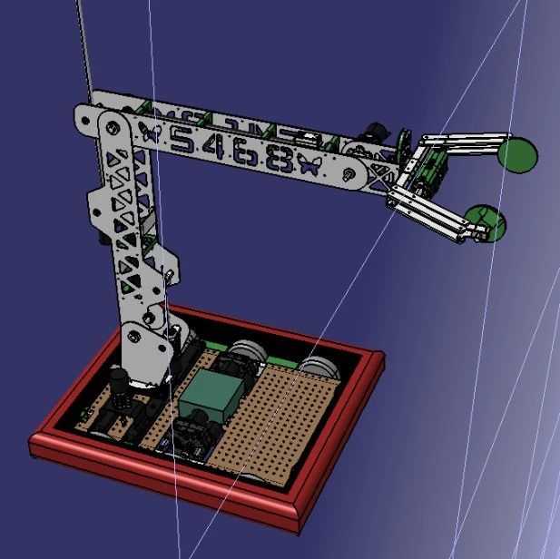 【机器人】Apophis 5468 2023比赛机器人3D数模图纸 STEP格式