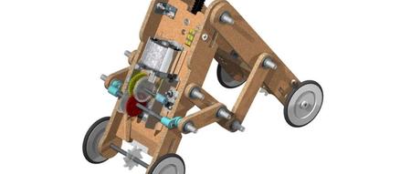 【机器人】Mini robot solaire迷你伸缩前行小车