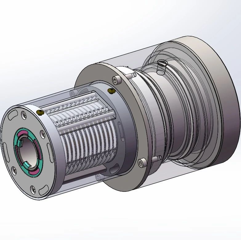 【工程机械】电液滑环3D数模图纸 Solidworks15设计