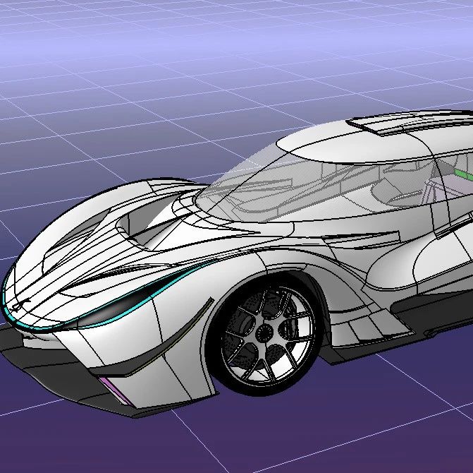 【汽车轿车】Master SHC跑车3D数模图纸 CATIA设计