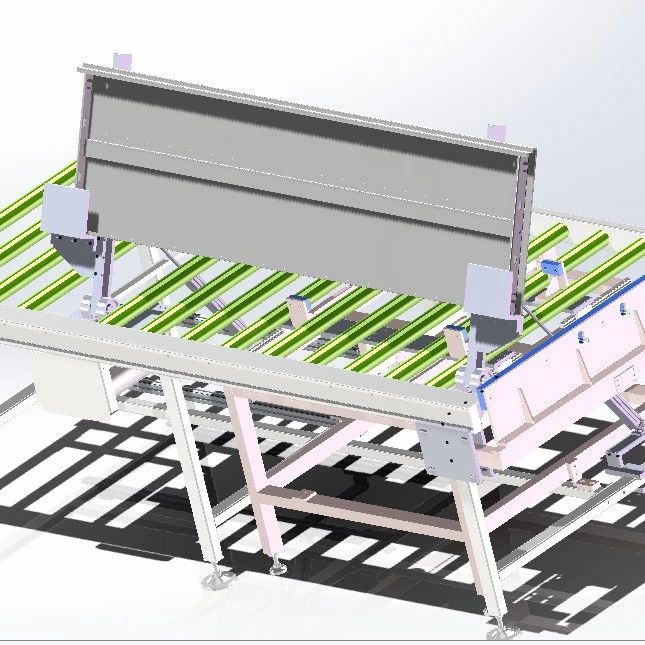 【非标数模】板料居中-顶升机构3D数模图纸 Solidworks19设计